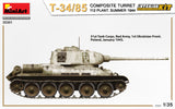 MiniArt Military 1/35 T-34-85 Composite Turret. 112 Plant. Summer 1944 Interior Kit