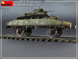 MiniArt Military 1/35 WWII Soviet 16.5-18 Ton Railway Flatbed Kit