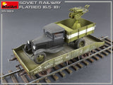 MiniArt Military 1/35 WWII Soviet 16.5-18 Ton Railway Flatbed Kit