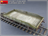 MiniArt Military 1/35 WWII Soviet 16.5-18 Ton Railway Flatbed Kit