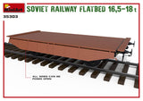 MiniArt Military 1/35 WWII Soviet 16.5-18 Ton Railway Flatbed Kit