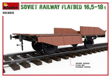 MiniArt Military 1/35 WWII Soviet 16.5-18 Ton Railway Flatbed Kit