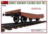 MiniArt Military 1/35 WWII Soviet 16.5-18 Ton Railway Flatbed Kit