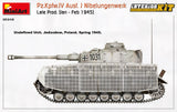 MiniArt 1/35 WWII PzKpfw IV Ausf J Nibelungenwerk Late Production Tank w/Full Interior (New Tool) Kit