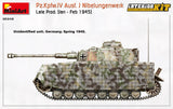 MiniArt 1/35 WWII PzKpfw IV Ausf J Nibelungenwerk Late Production Tank w/Full Interior (New Tool) Kit