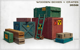 MiniArt Military 1/35 Wooden Boxes & Crates Kit