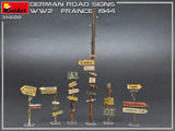 MiniArt Military 1/35 WWII German Road Signs France 1944 (New Tool) Kit