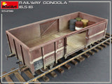 MiniArt Military 1/35 WWII 16.5 18-Ton Railway Gondola w/Figures & Accessories Kit