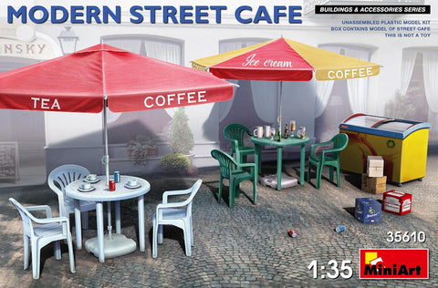 MiniArt Military 1/35 Modern Street Café Kit