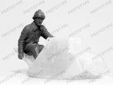 ICM Military 1/35 WWII French Tank Crew (4) (New Tool) Kit