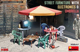 MiniArt Military 1/35 Street Furniture w/Electronics, Umbrella & Accessories Kit