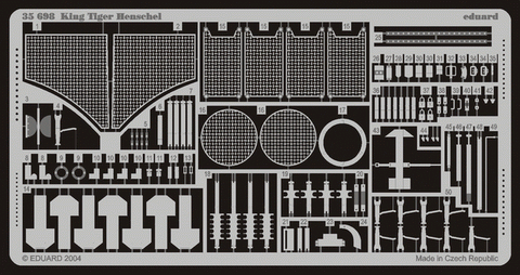 Eduard Details 1/35 Armor- King Tiger Henschel for DML