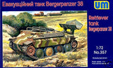 Unimodel Military 1/72 Bergerpanzer 38 Retriever Tank Kit