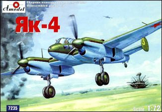 A Model From Russia 1/72 Yak4 Soviet Light Bomber Kit