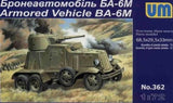 Unimodel Military 1/72 Ba6M Soviet Armored Vehicle Kit