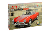 Italeri Model Cars 1/24 Alfa Romeo Giulietta Spider 1300 Car Kit