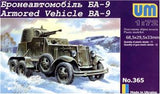 Unimodel Military 1/72 BA9 Soviet Armored Vehicle Kit