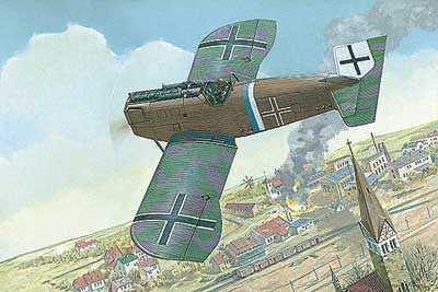 Roden Aircraft 1/72 Junkers D I Late German Fighter Kit