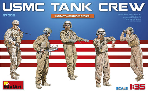 MiniArt Military 1/35 USMC Tank Crew (5) Kit