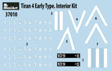 MiniArt Military 1/35 Tiran 4 Early Type Tank w/Full Interior (New Tool) Kit