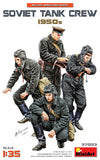 MiniArt Military 1/35 Soviet Tank Crew 1950s (4) (New Tool) Kit