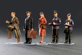 MiniArt Military Models 1/35 Tram Crew (2) & Passengers (3) for #38003 Kit