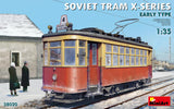 MiniArt Military 1/35 Soviet X-Series Early Type Tramcar (New Tool) Kit