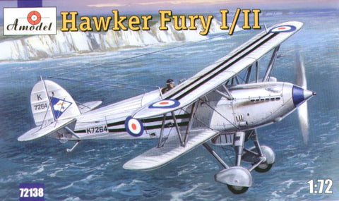 A Model From Russia 1/72 Hawker Fury I/II USAF BiPlane Fighter Kit