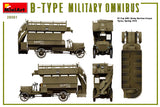 MiniArt Military 1/35 WWI B-Type Military Omnibus Kit