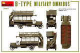 MiniArt Military 1/35 WWI B-Type Military Omnibus Kit