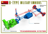 MiniArt Military 1/35 WWI B-Type Military Omnibus Kit