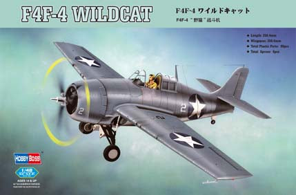 Hobby Boss Aircraft 1/48 F4F-4 Wildcat Kit