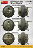 MiniArt Military 1/35 Soviet Ball Tank Sharotank Interior Kit (New Tool) Kit