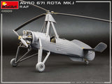 MiniArt Aircraft 1/35 Avro 671 Rota Mk I RAF Two-Seater Autogyro (New Tool) Kit