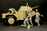 ICM Military Models 1/35 French Armored Vehicle Crew 1940 (4) Kit