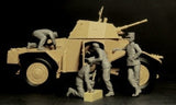 ICM Military Models 1/35 French Armored Vehicle Crew 1940 (4) Kit