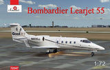 A Model From Russia 1/72 Bombardier Learjet 55 Business Jet Kit