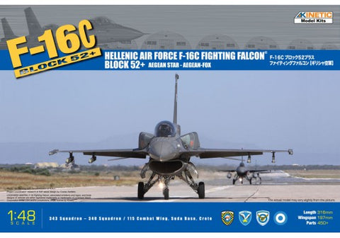 Kinetic Aircraft 1/48 F-16E Block 52 Greek AF Kit