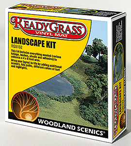 Woodland Scenics ReadyGrass - Landscape Kit (Woodland Scenics Foliage, Bushes, Shrubs & Adhesive)