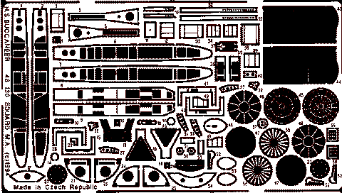 Eduard Details 1/48 Aircraft- HS Bucaneer Exterior for ARX