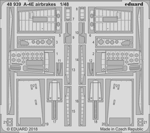 Eduard Details 1/48 Aircraft- A4E Airbrakes for Hobby Boss Kit