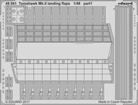 Eduard Details 1/48 Aircraft- Tomahawk Mk II Landing Flaps for Airfix Kit