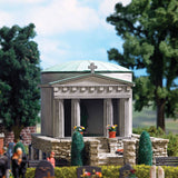 Busch HO Cemetery Mausoleum Kit