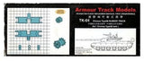 Armour Track Military 1/35 Chinese Type 98 Rubber Type Tracks Kit