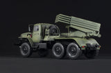 Zvezda Military 1/35 Russian BM21Grad Rocket Launcher Vehicle Kit