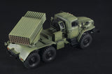 Zvezda Military 1/35 Russian BM21Grad Rocket Launcher Vehicle Kit