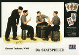 Master Box Ltd 1/35 WWII German Tankmen Skats Players (4) & Jerry Cans (6) Kit