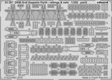 Eduard Details 1/350 Ship- DKM Graf Zeppelin Railings & Nets Pt.4 for Trumpeter Kit