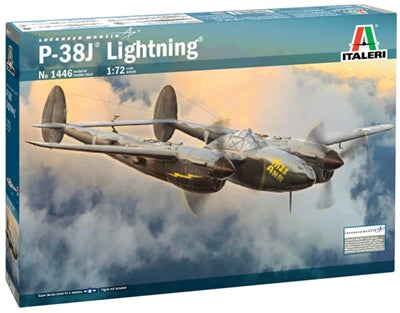 Italeri Aircraft 1/72 P38J Lightning Fighter Kit