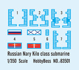 Hobby Boss Model Ships 1/350 PLA Navy Kilo Class Sub Kit